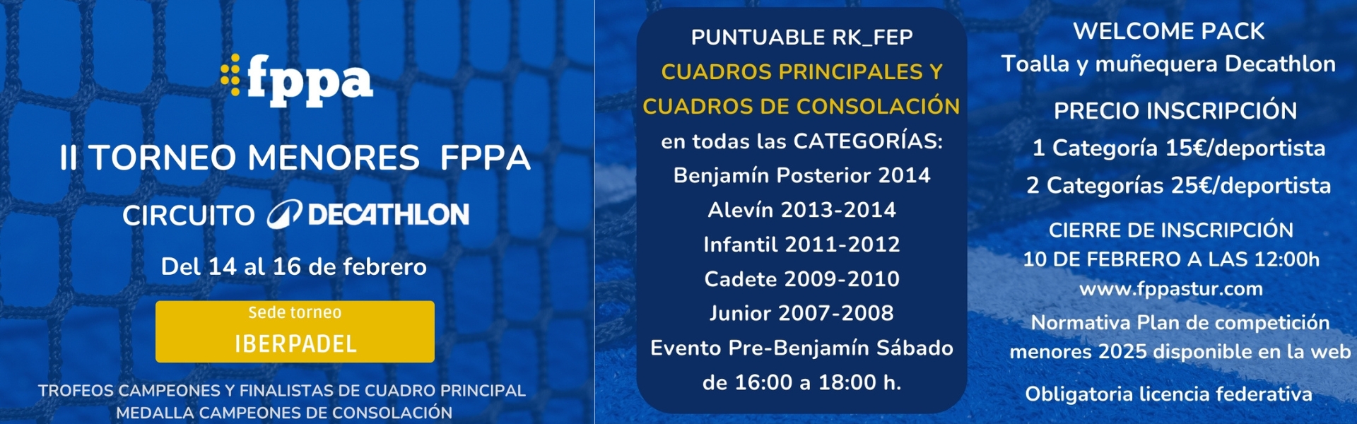 II TORNEO MENORES FPPA