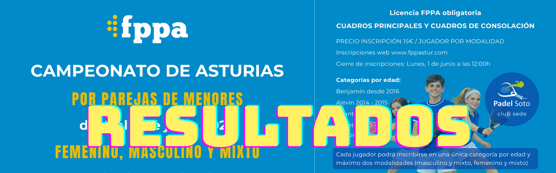 RESULTADOS CAMPEONATOS DE ASTURIAS DE MENORES