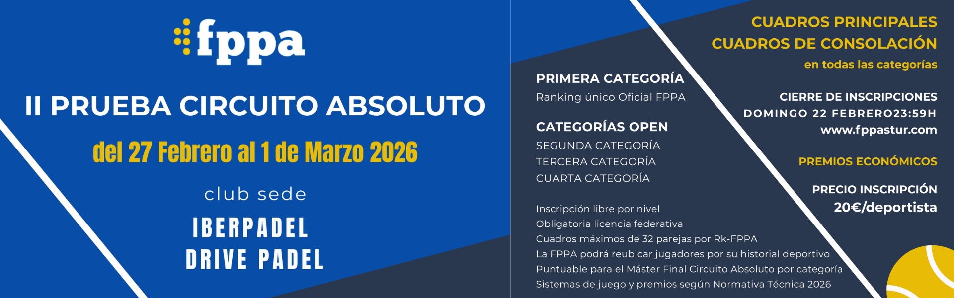 II PRUEBA CIRCUITO ABSOLUTO 2026
