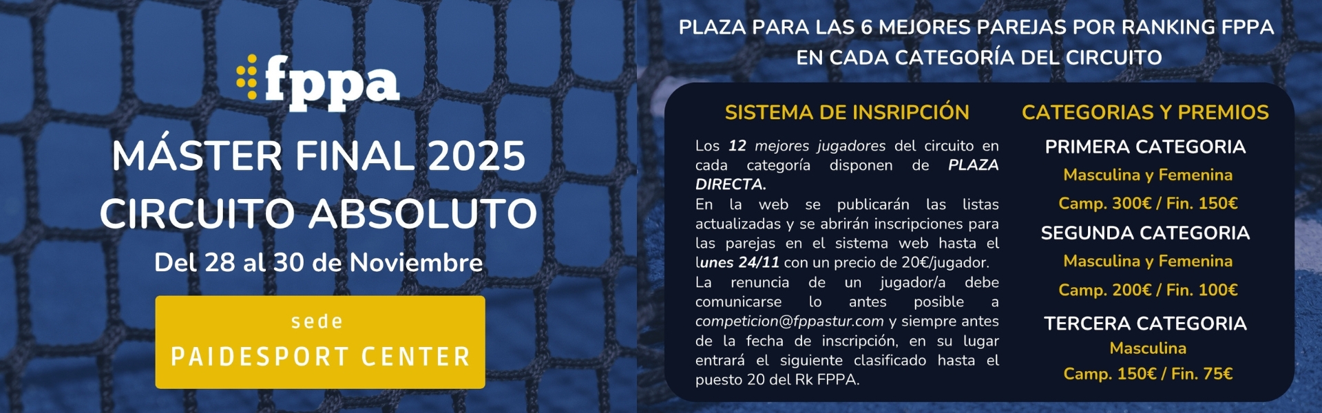 MASTER FINAL CIRCUITO ABSOLUTO 2025